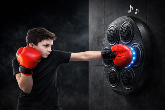 Máquina de Boxeo Musical para Pared | Saca el Estrés a Golpes