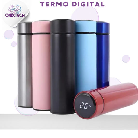 Termo Digital con Pantalla de Temperatura — Tu bebida perfecta, donde vayas